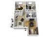 3D floor plan Pebble Beach